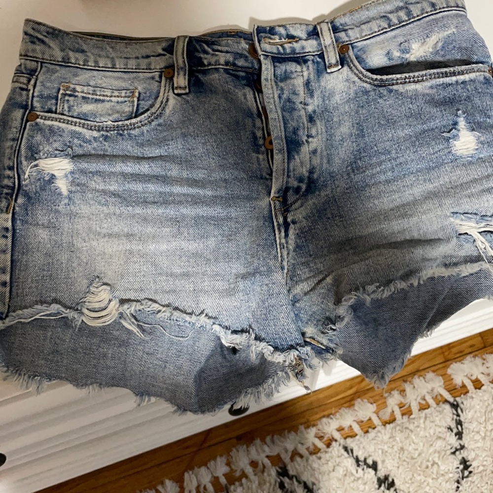Blank NYC High waisted cut off shorts